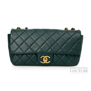 East/West Quilted CC Flap Bag