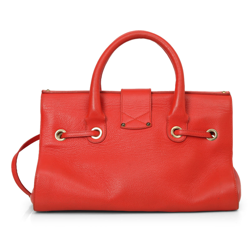 Leather Rosalie Satchel Bag One Size