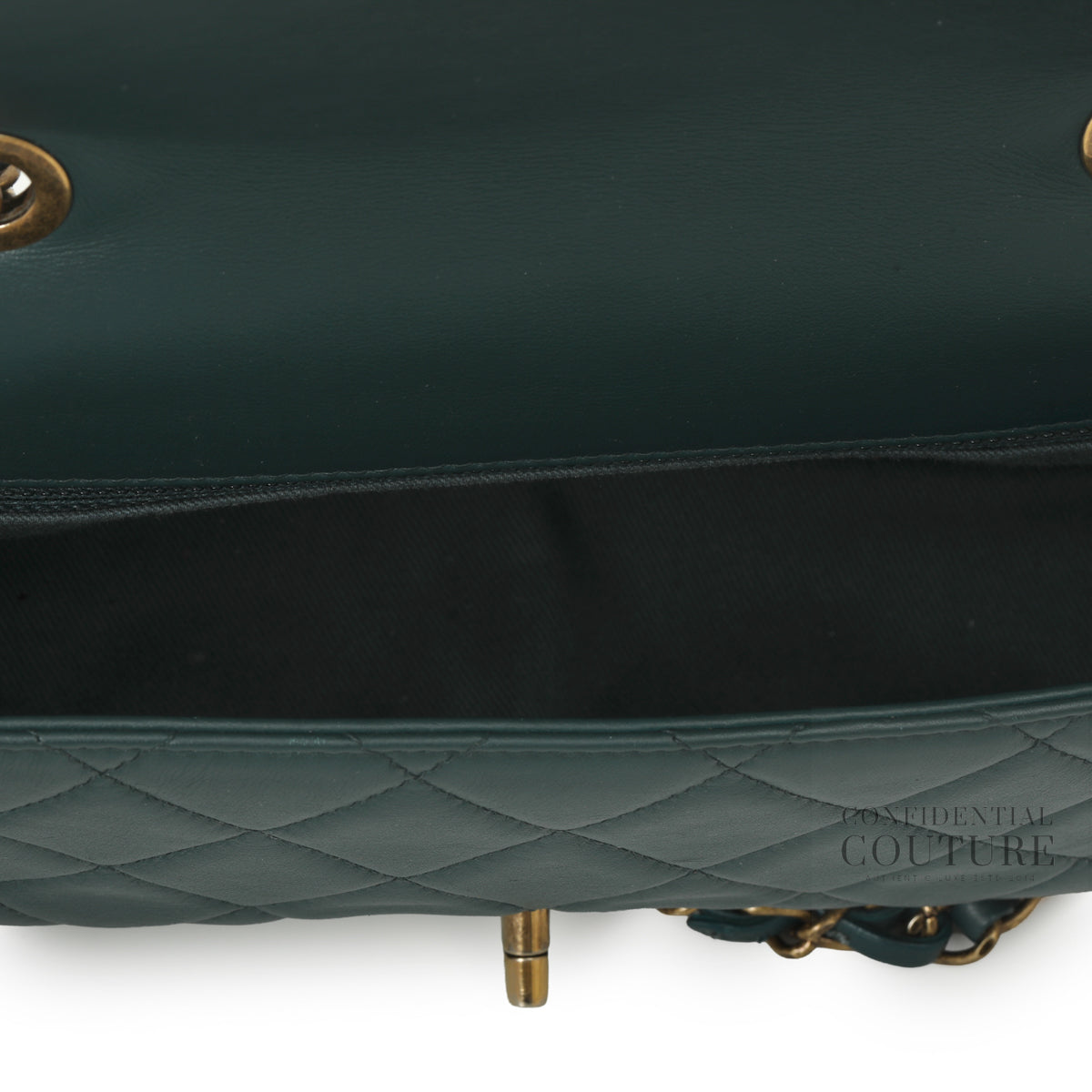 East/West Quilted CC Flap Bag