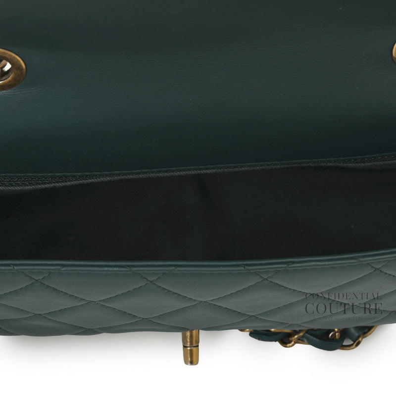 East/West Quilted CC Flap Bag