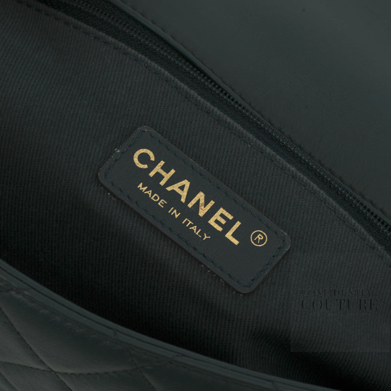 East/West Quilted CC Flap Bag