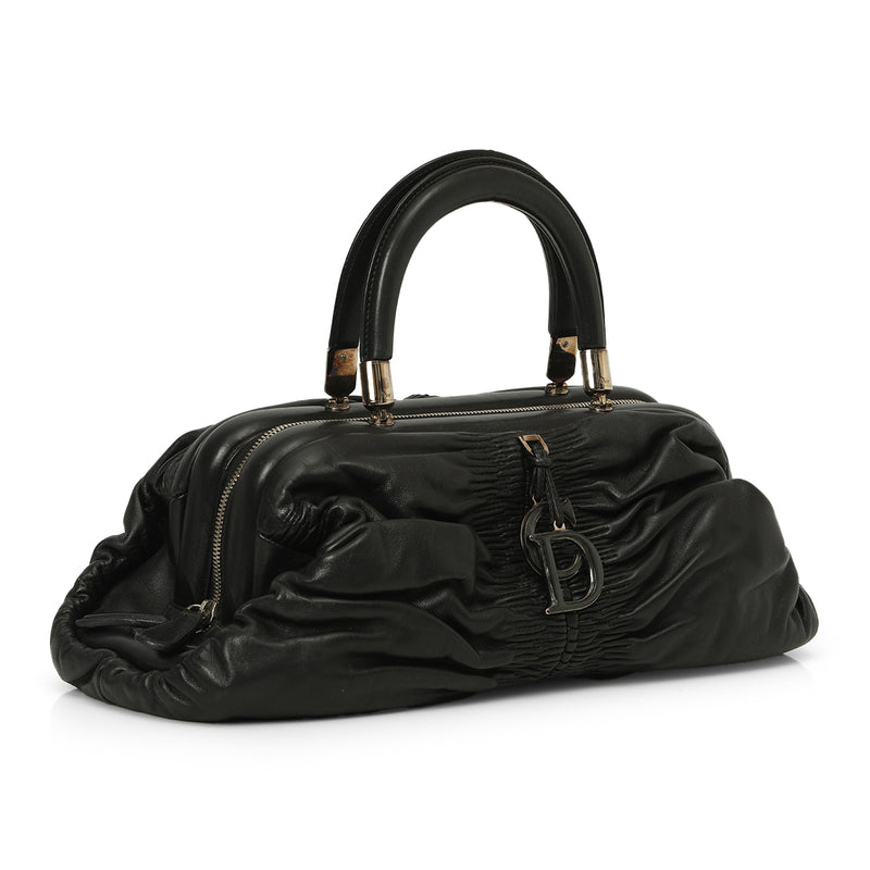 Christian Dior Black Satchel Bag One Size
