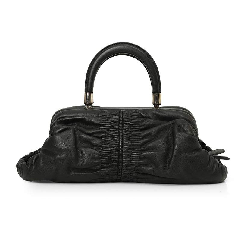 Christian dior black satchel bag one size price