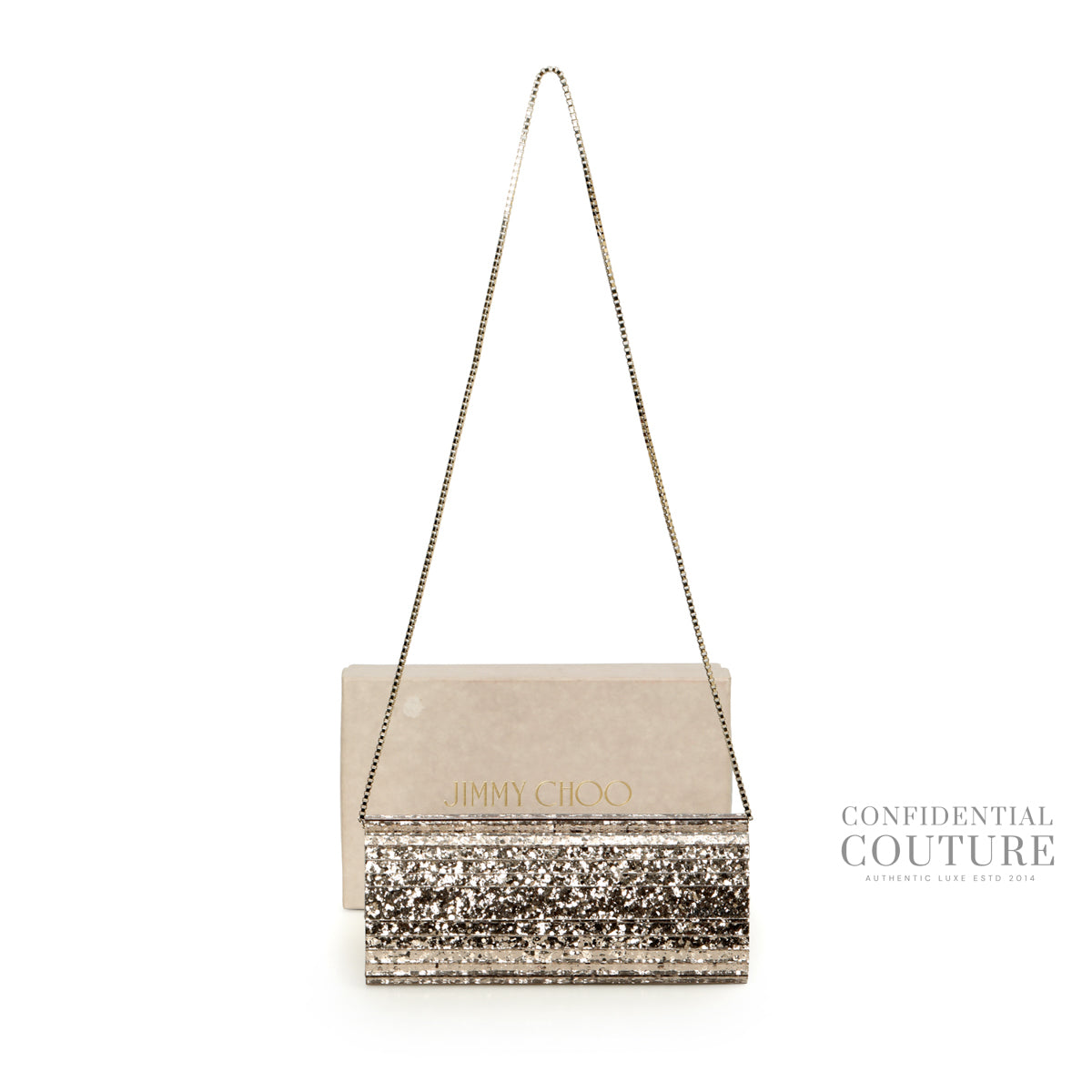 Ballet Pink Sweetie Acrylic Clutch with Chain Strap