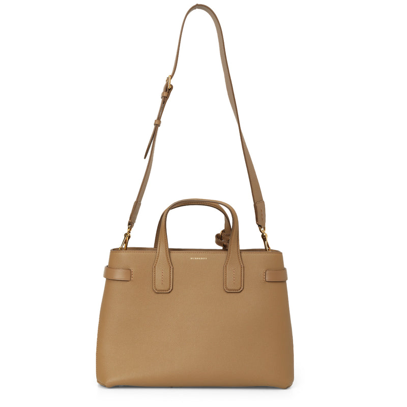 Pre loved burberry banner tote medium bag price