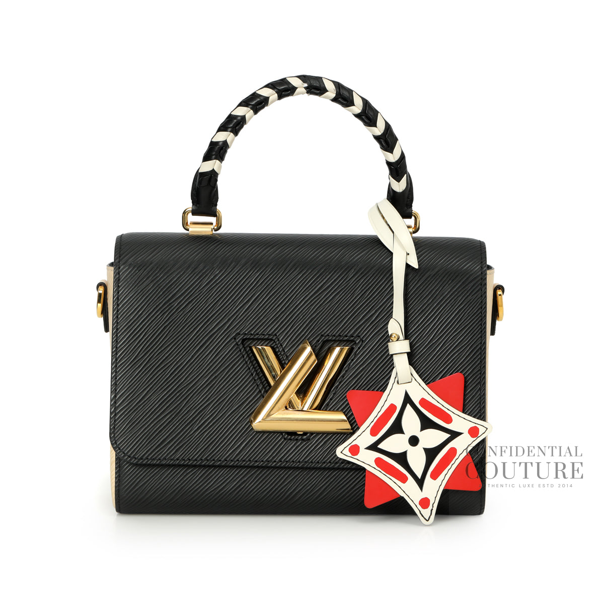 Black/Cream Epi Crafty Twist MM Bag