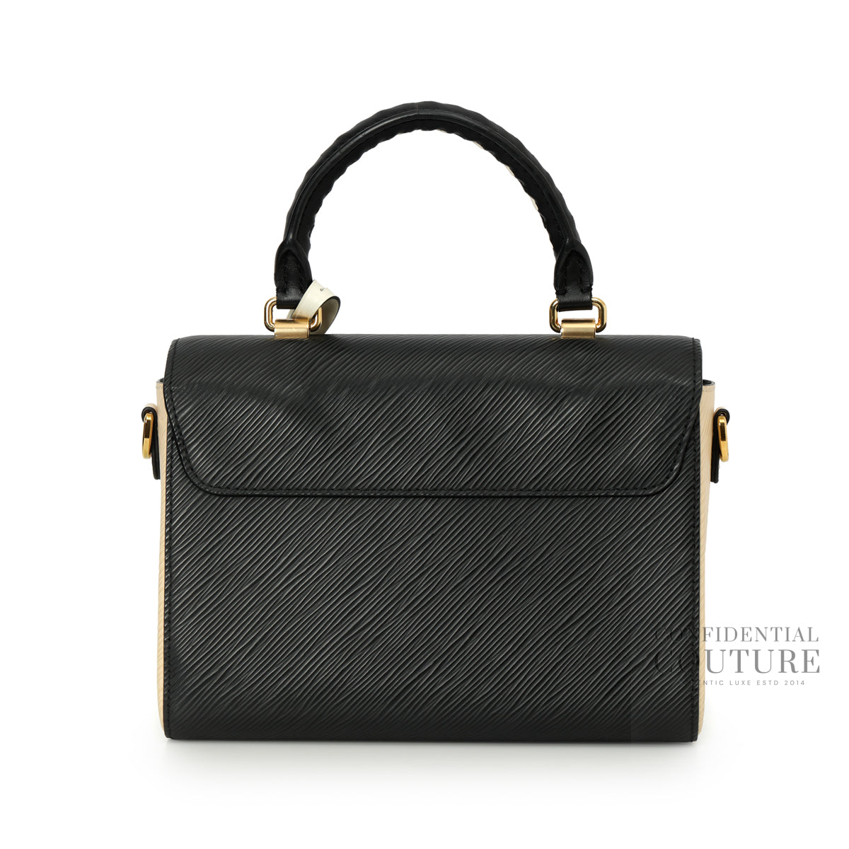 Black/Cream Epi Crafty Twist MM Bag
