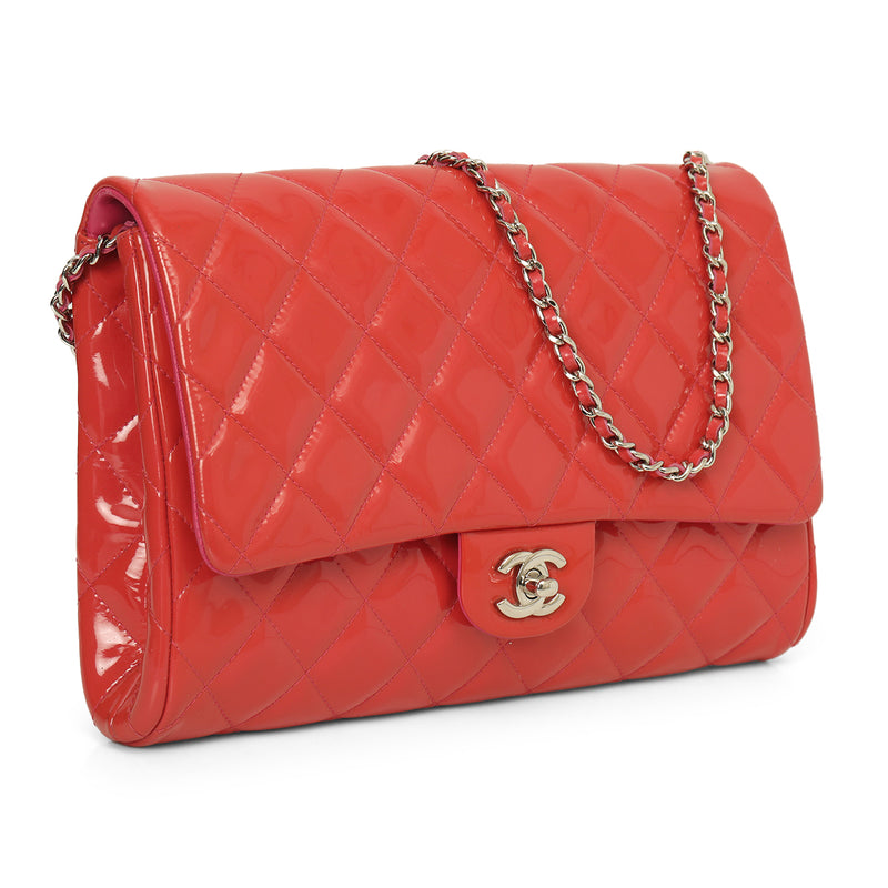 Pre loved chanel classic medium flap shoulder bag price
