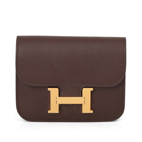 Constance Rouge Sellier Slim Compact Wallet One Size