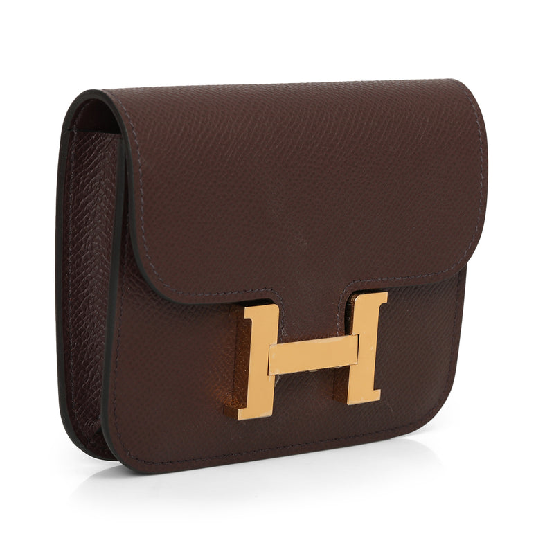 Pre-loved Hermes Constance Wallet One Size