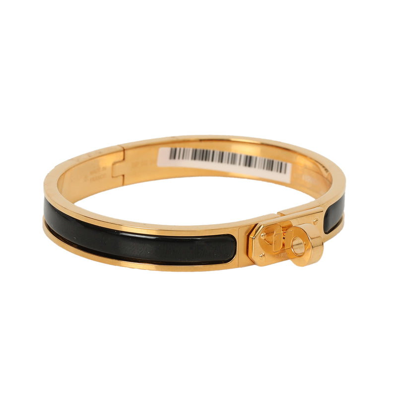 Pre loved hermes mini clic kelly bracelet black price