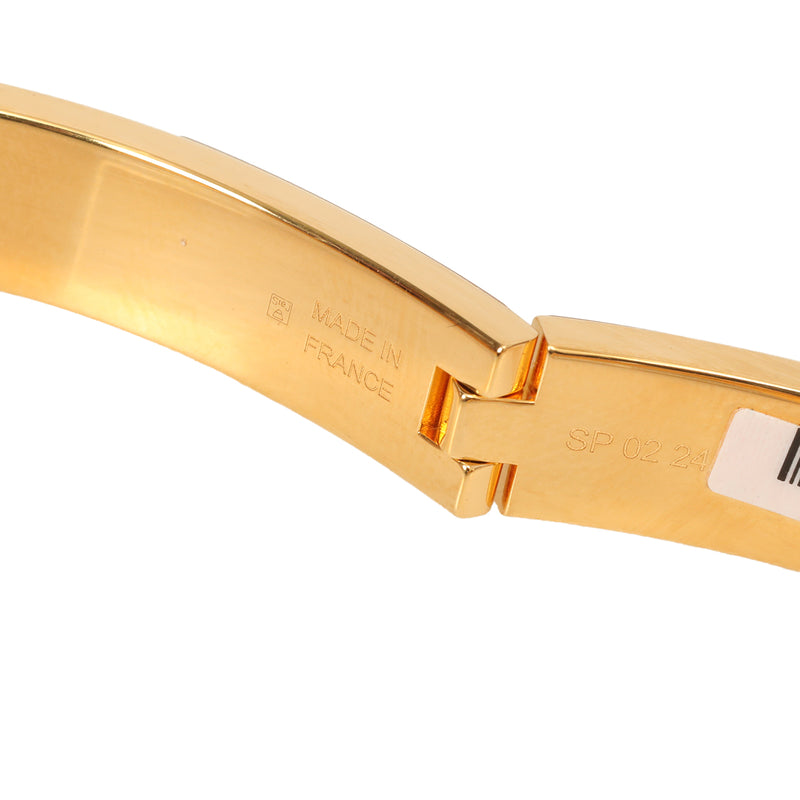 Women pre loved hermes mini clic kelly bracelet black