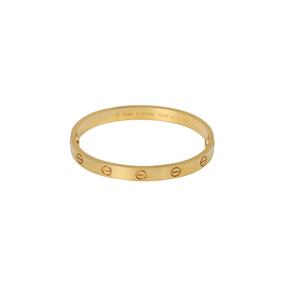 Yellow Gold Classic Model Love Bracelet 16