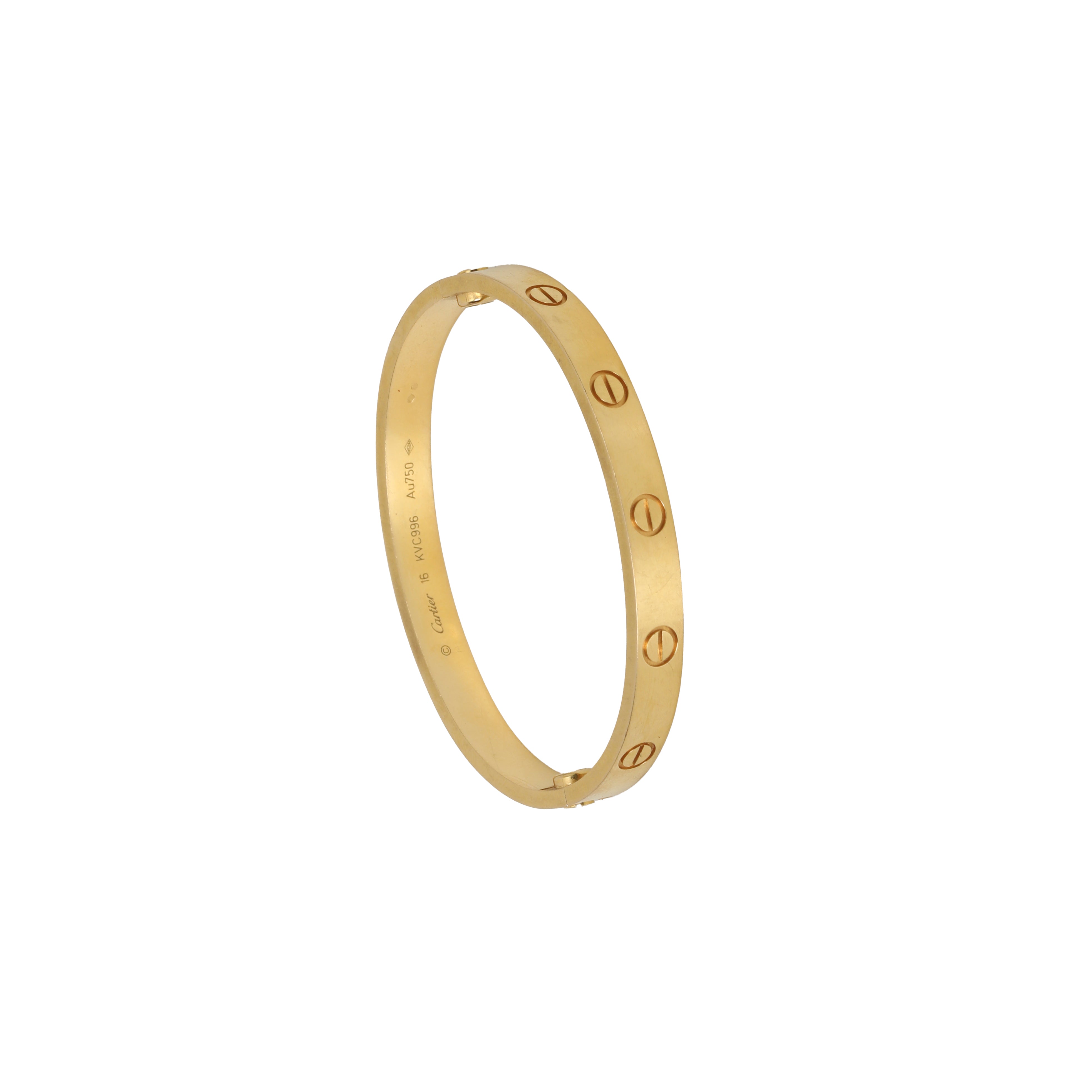 Yellow Gold Classic Model Love Bracelet 16