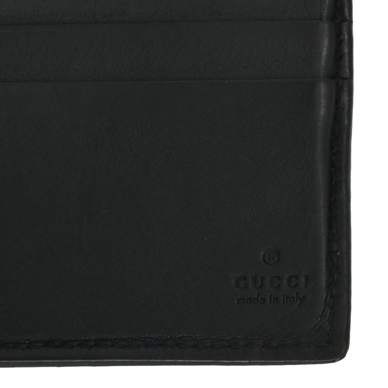 Women pre loved gucci microguccissima gg black wallet small