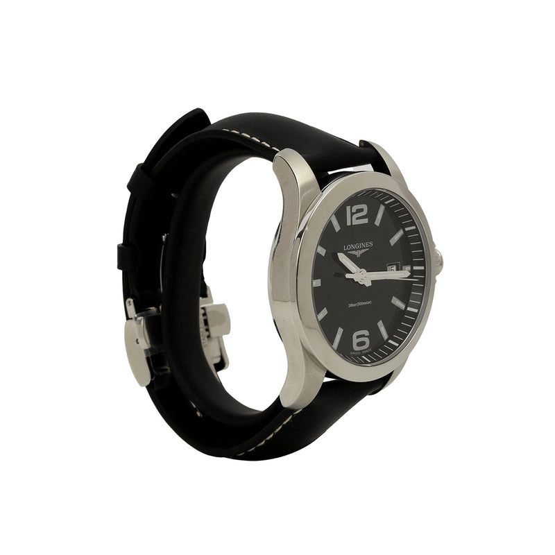 Pre loved longines conquest quartz 41mm watch price