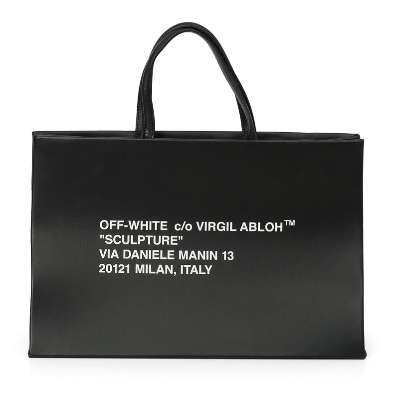 Pre loved off white black box bag one size in india