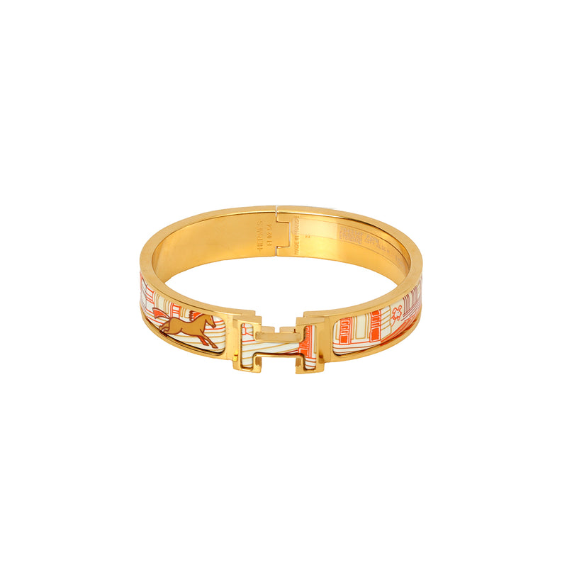 Pre-loved Hermes Clic H Faubourg City Bracelet