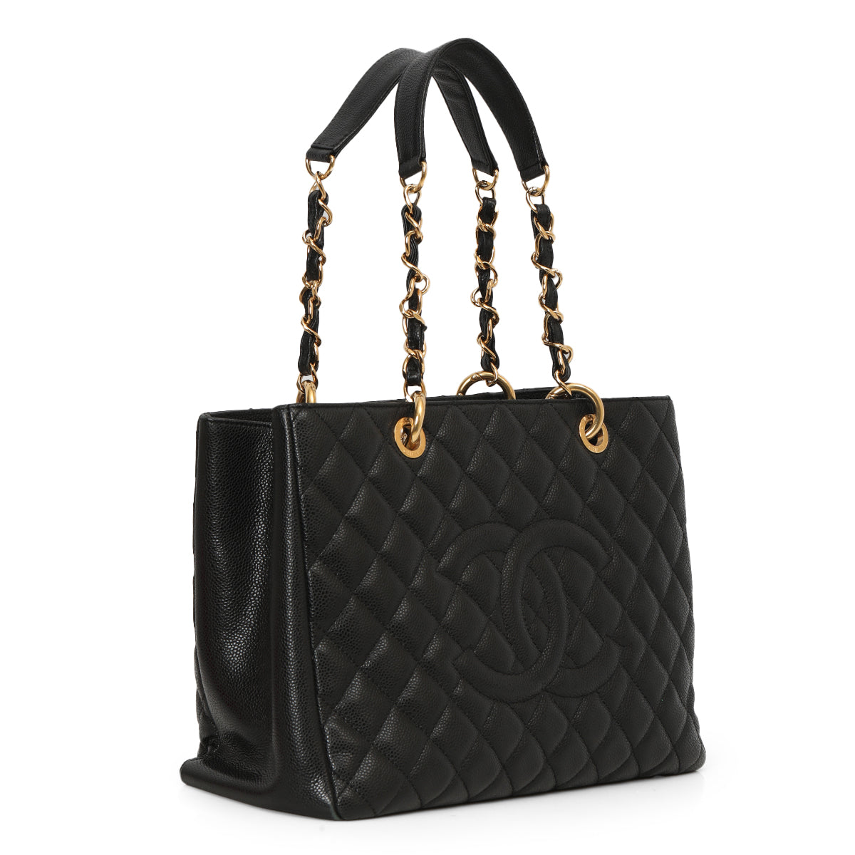 Caviar Grand Leather Shopping Tote Grand