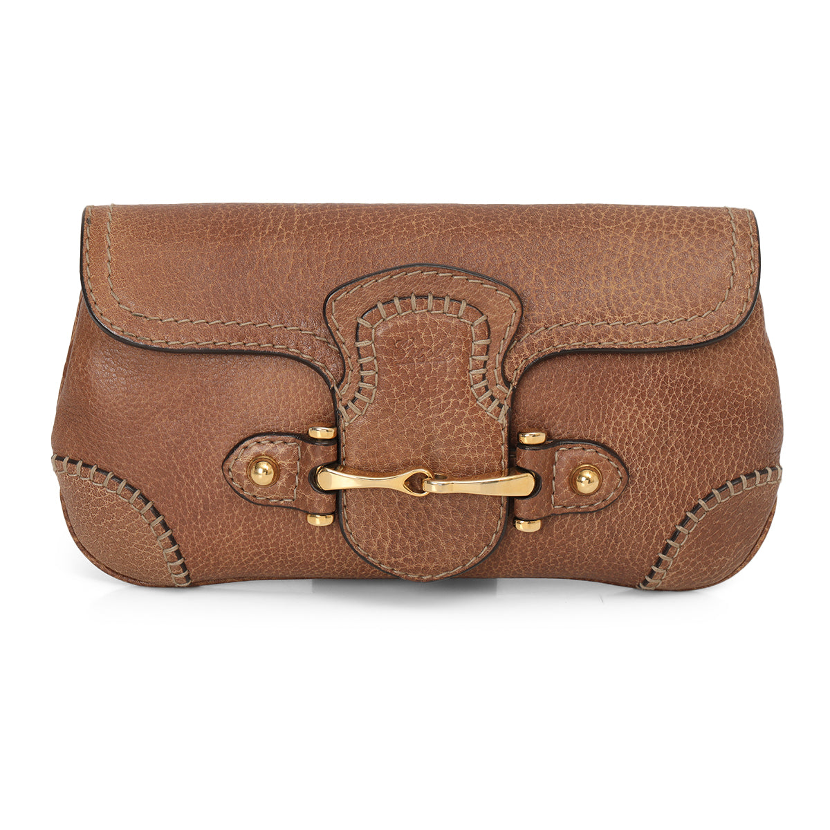 Pelham Spring Leather Clutch