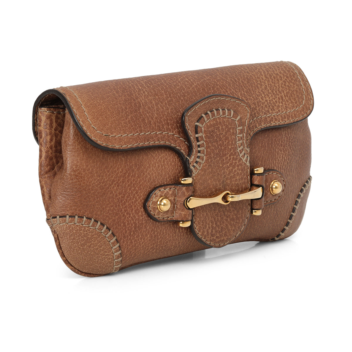 Pelham Spring Leather Clutch