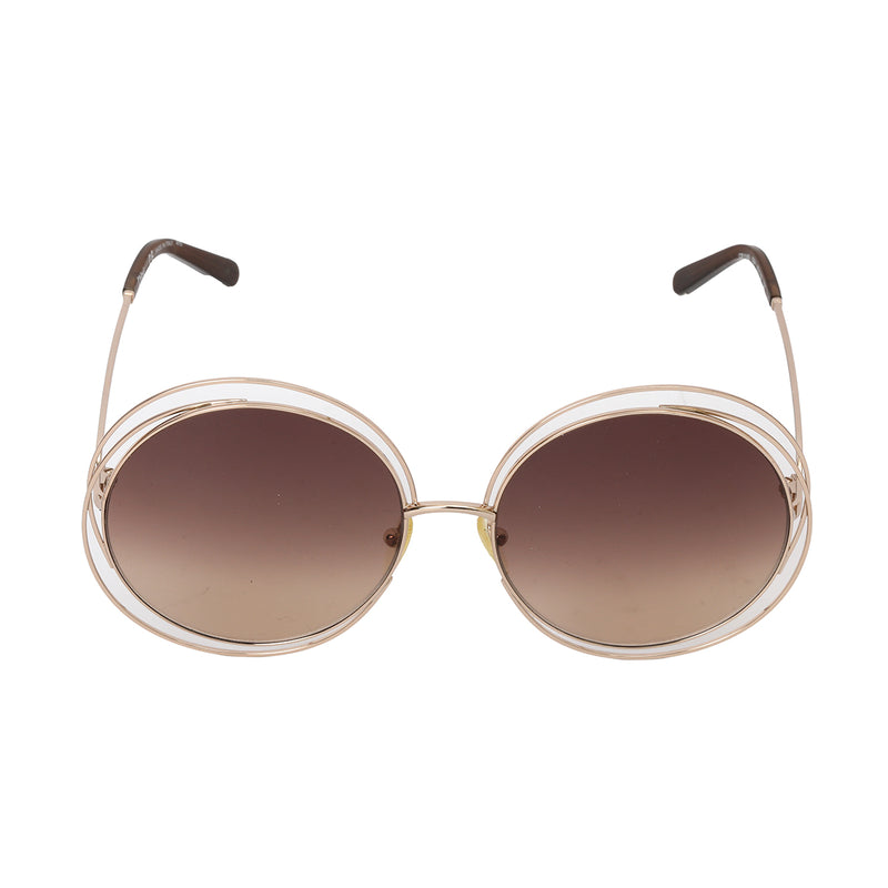 Pre-Owned Authentic Chloe CE114S 784 62O18 135 Rund Frame Sunglasses One Size