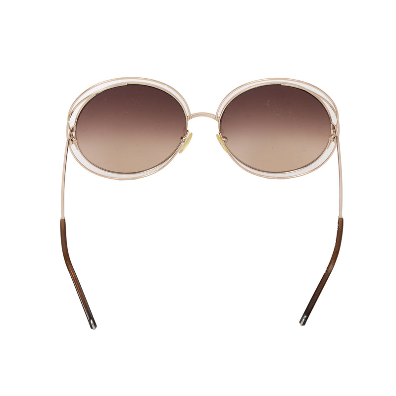 Chloe Rund Frame Sunglasses One Size