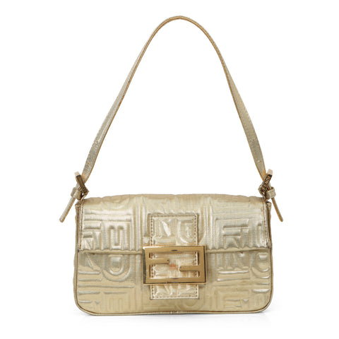 Embossed Metallic Mini Mamma Baguette