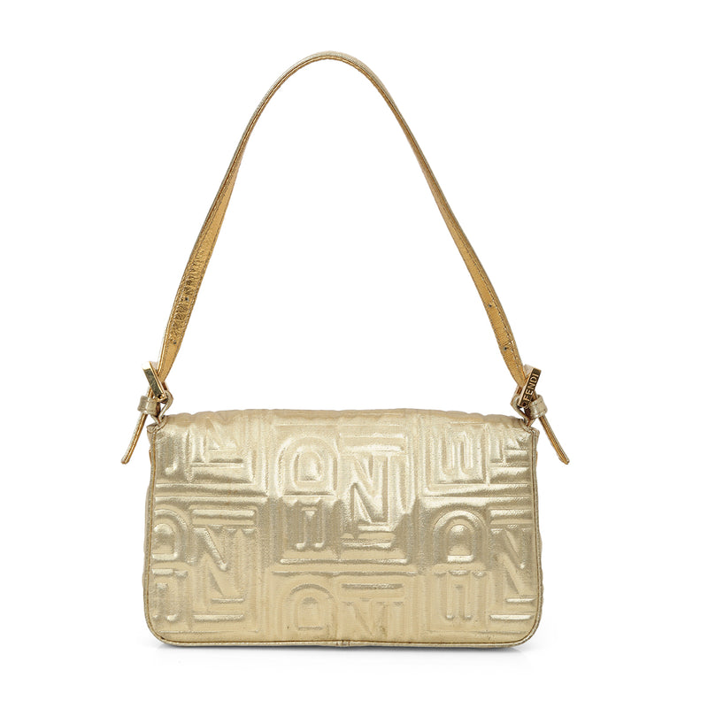 Embossed Metallic Mini Mamma Baguette