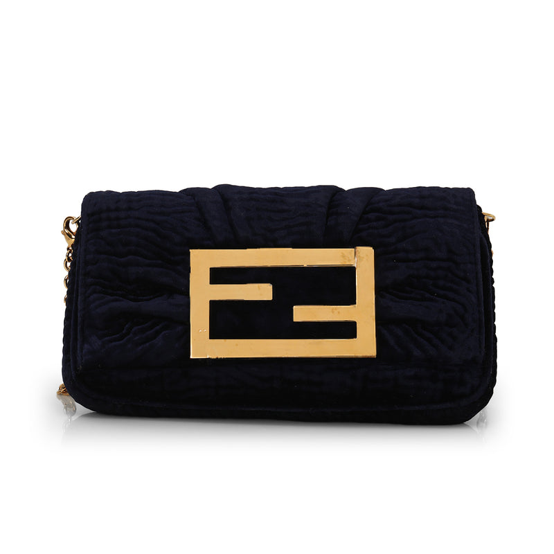 Mia Chain Velvet Mini Pochette