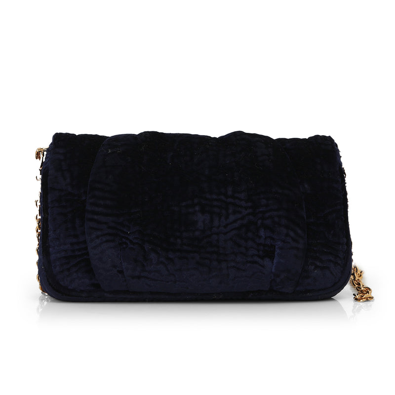 Mia Chain Velvet Mini Pochette