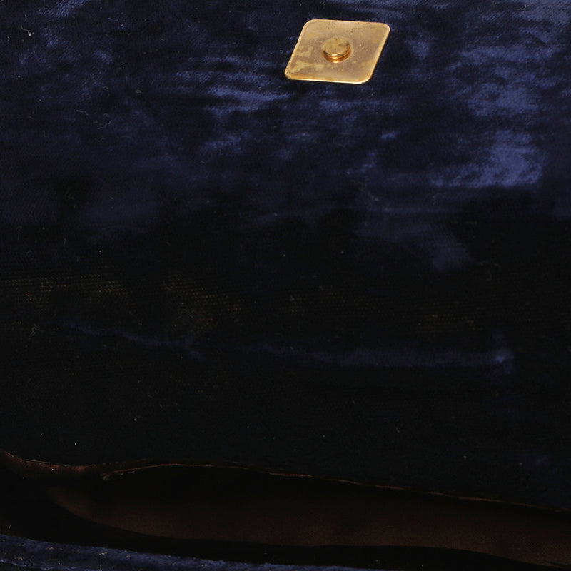 Mia Chain Velvet Mini Pochette