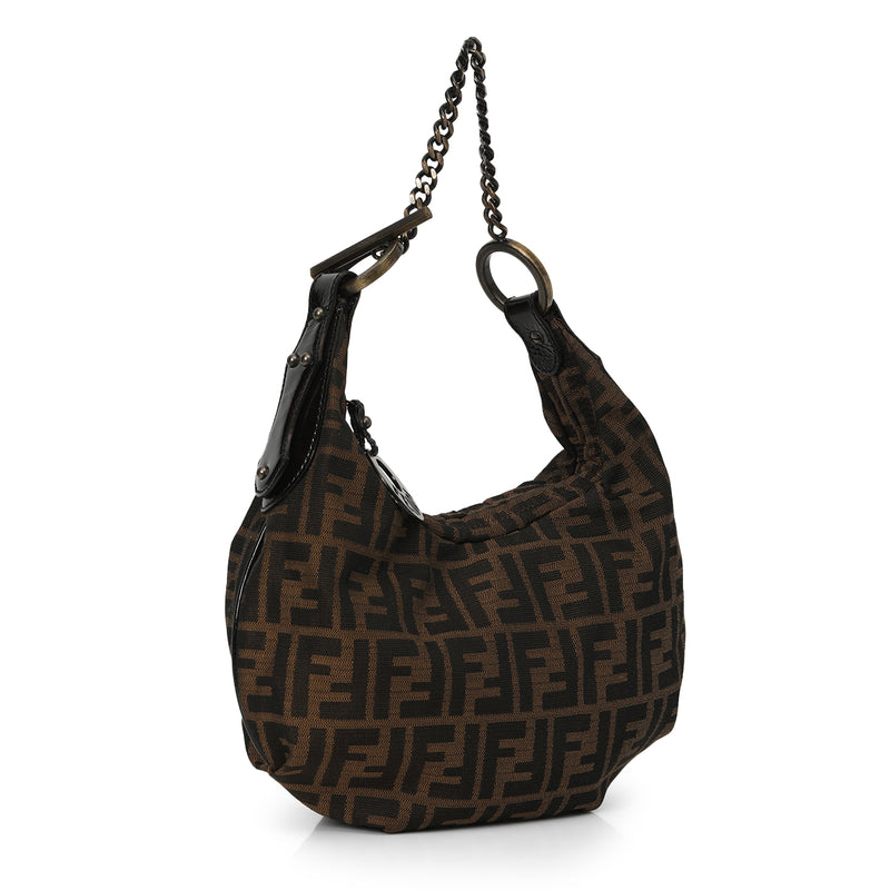 Pre loved fendi hobo bag small size