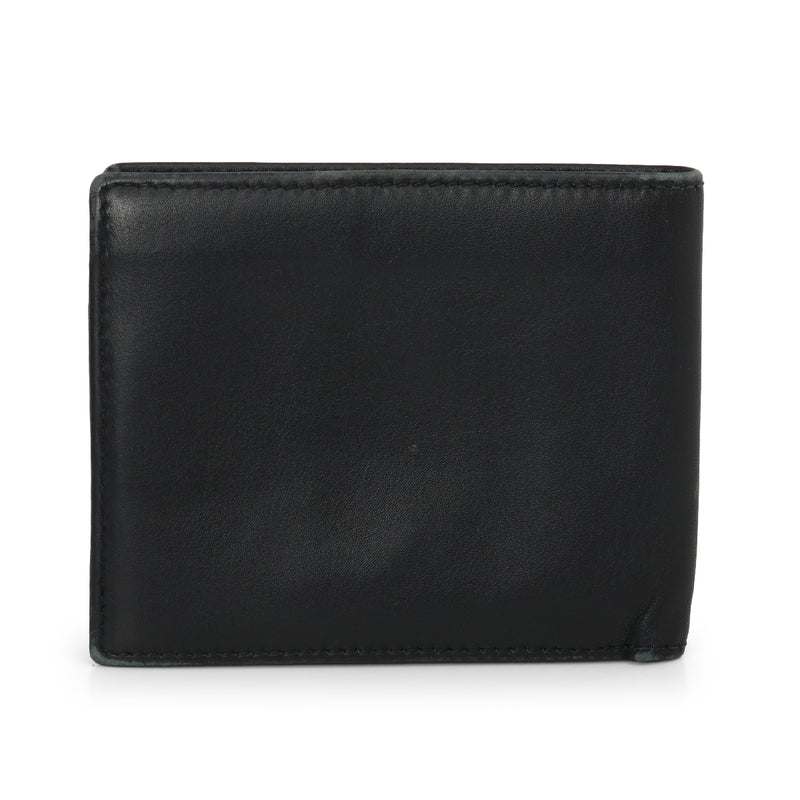 Women pre loved salvatore ferragamo solid black wallet small