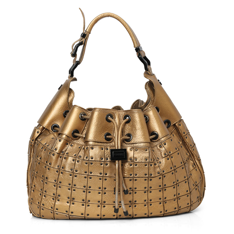 Prorsum Studded Warrior Gold Bag Medium