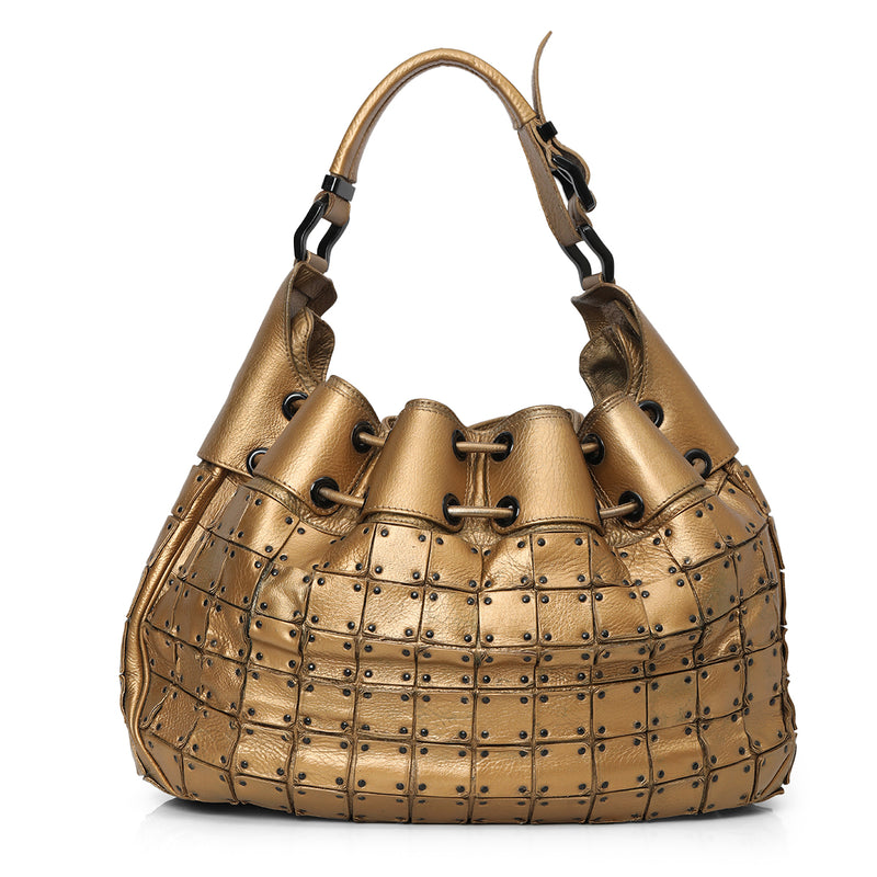 Prorsum Studded Warrior Gold Bag Medium