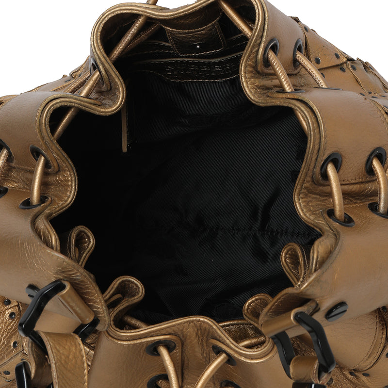 Prorsum Studded Warrior Gold Bag Medium