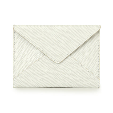 White Epi Leather MM Pochette