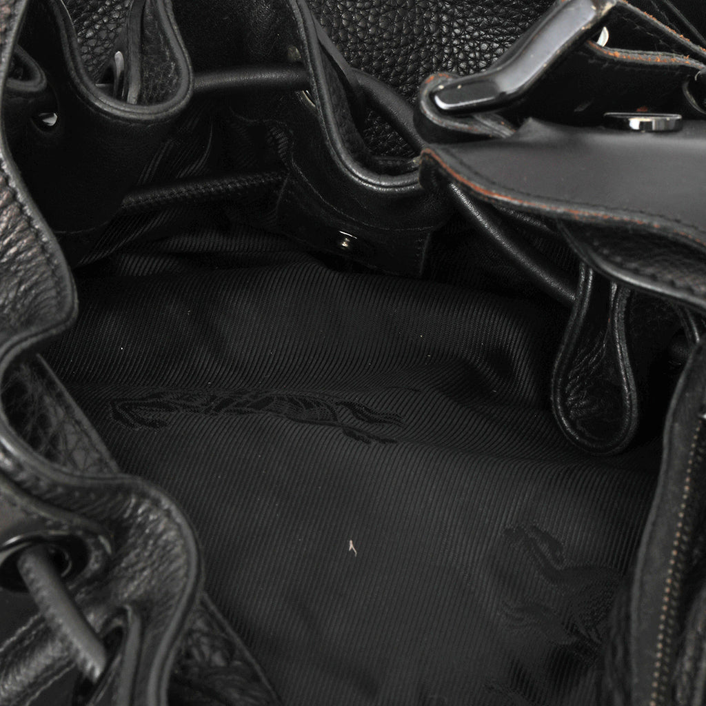 バッグ Vtg Burberrys Boston Bag Black Leather Burberry Men,Women Leather Boston Bag,Shoulder Bag Black