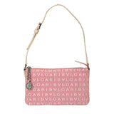 Logo Canvas Baguette Pink Mini