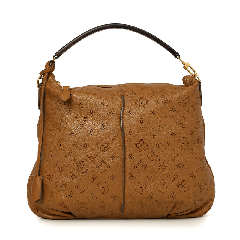 Pre-loved Louis Vuitton Tan Monogram Mahina Leather