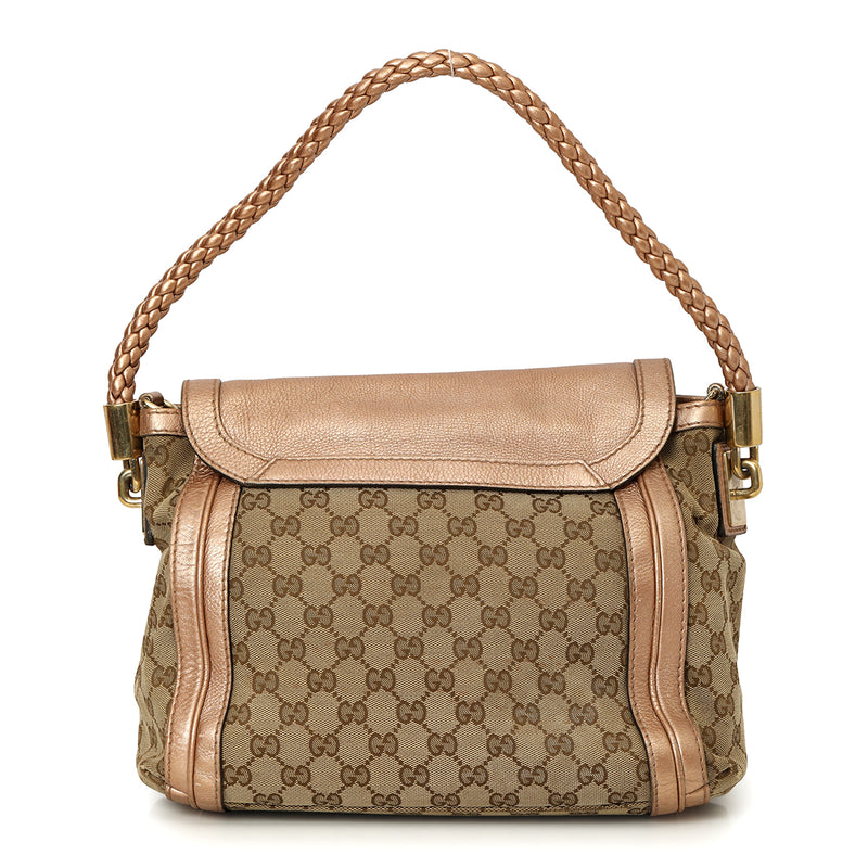 GG Canvas Medium Bella Flap Shoulder Bag