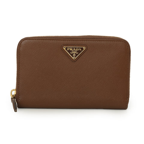 Saffianao Leather Wallet One Size