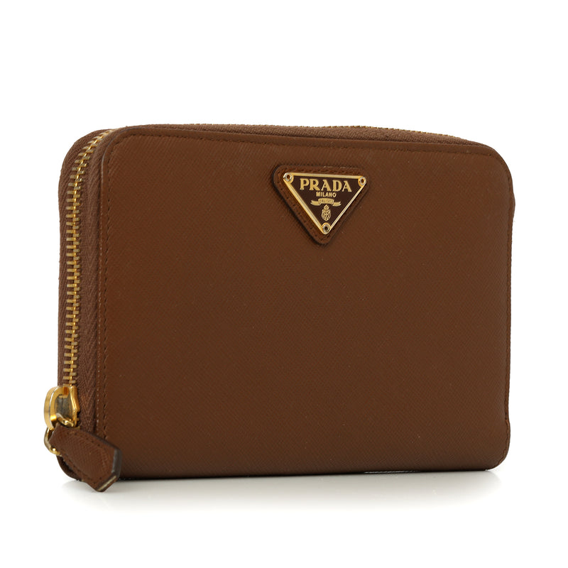 Saffianao Leather Wallet One Size