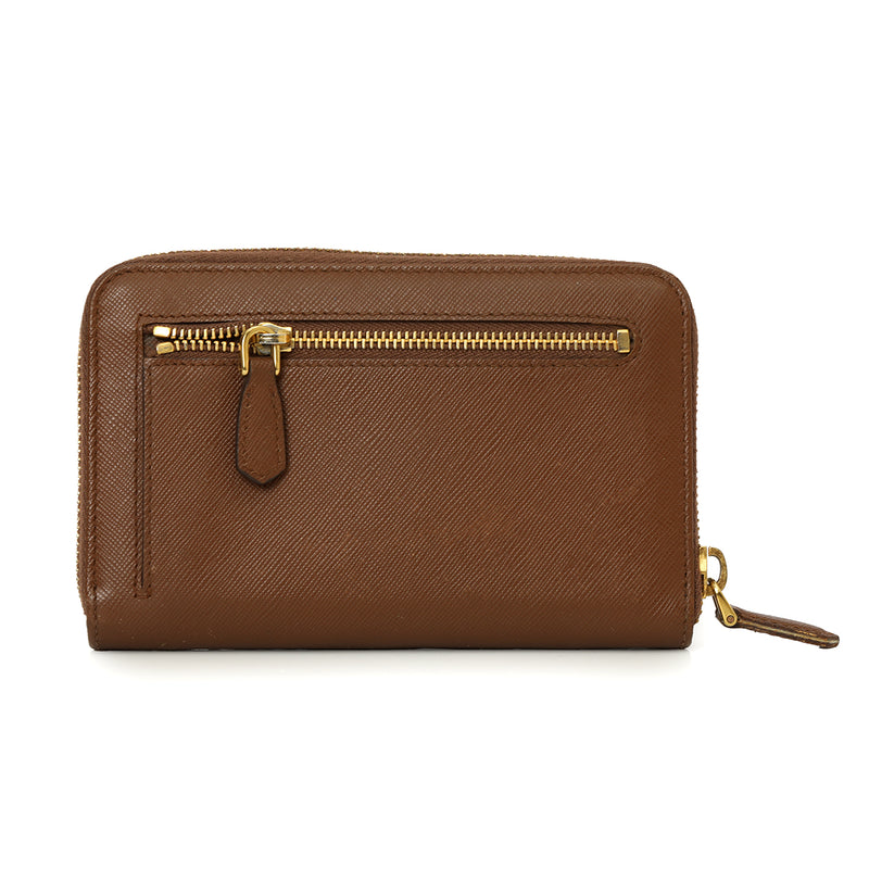 Saffianao Leather Wallet One Size