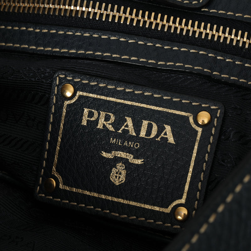 Women pre loved prada blue hobo bag one size