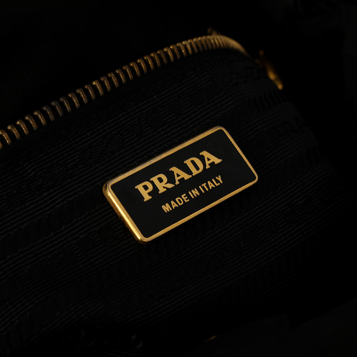 Black Nylon & Patent Leather Hobo Medium