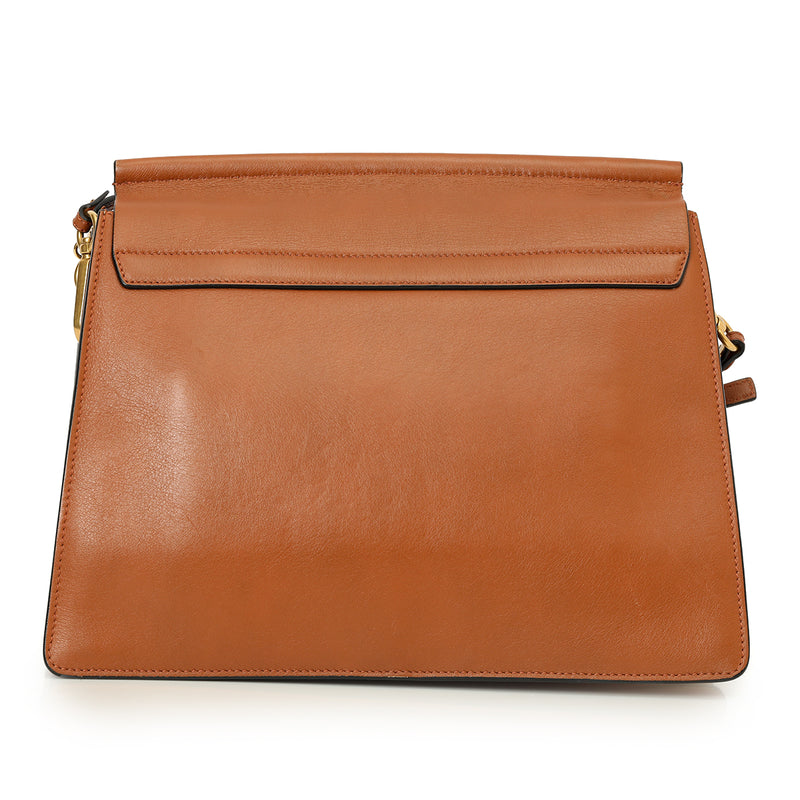 Pre-loved Chloe Faye Shoulder Bag Suede & Leather - Medium