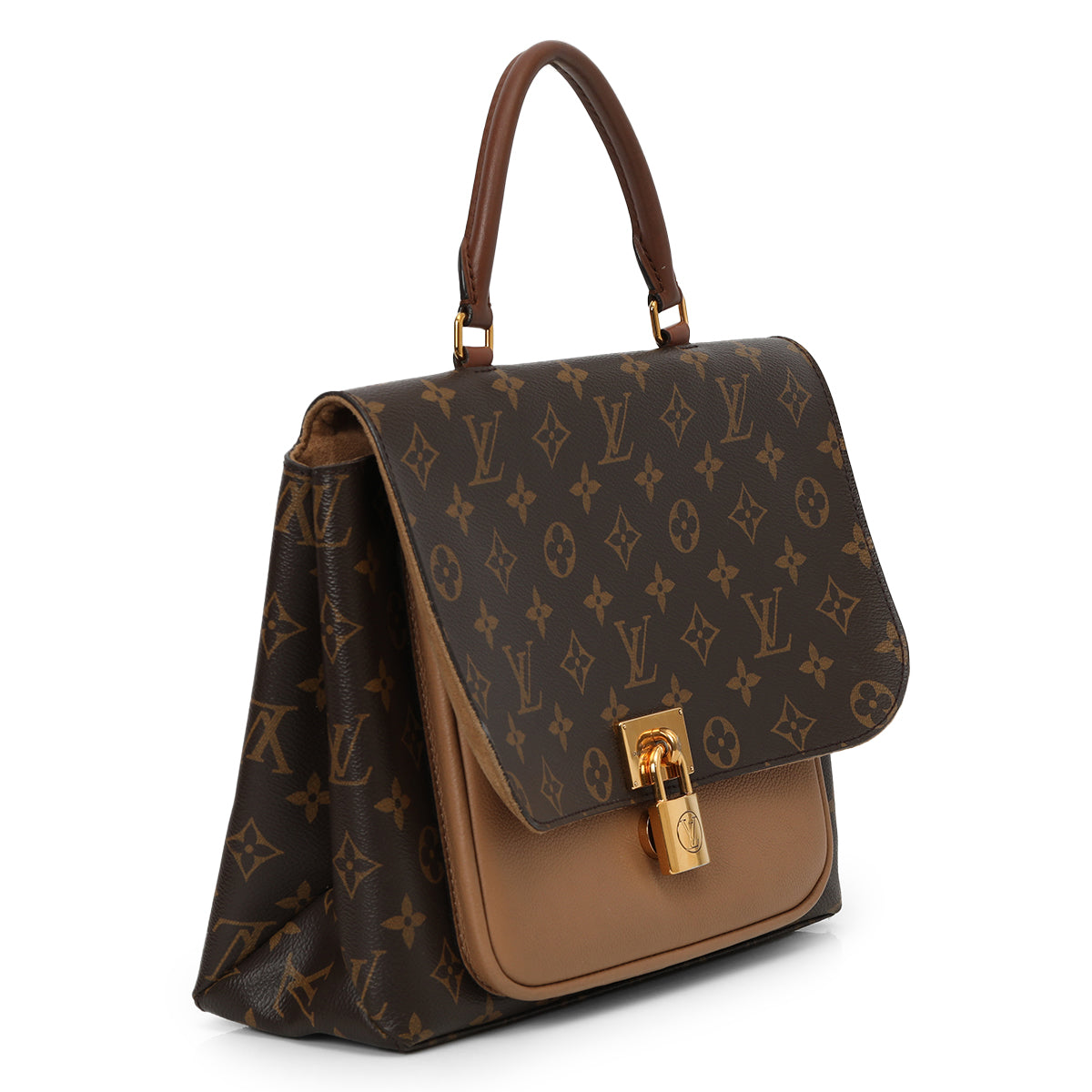 Marignan Monogram Canvas with Leather Handbag Medium