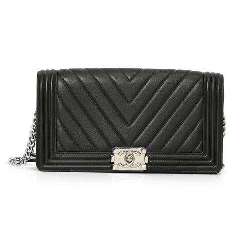 Boy Chevron New Flap Bag Medium